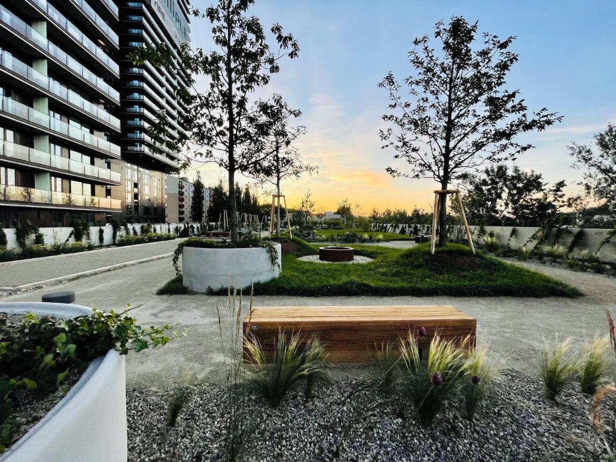 Triiiple Level 31 - Sonnenwohnen Apartment Mit Fantastischem Ausblick Und Parkplatz Wien Eksteriør billede